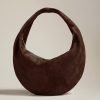 Sacs Khaite | Sac Olivia Medium Suede A Coffee