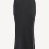 Vetements Anine Bing | Jupe En Soie Bar En Noir