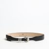 Accessoires Silver Ostrich | Ceinture Versailles En Noir