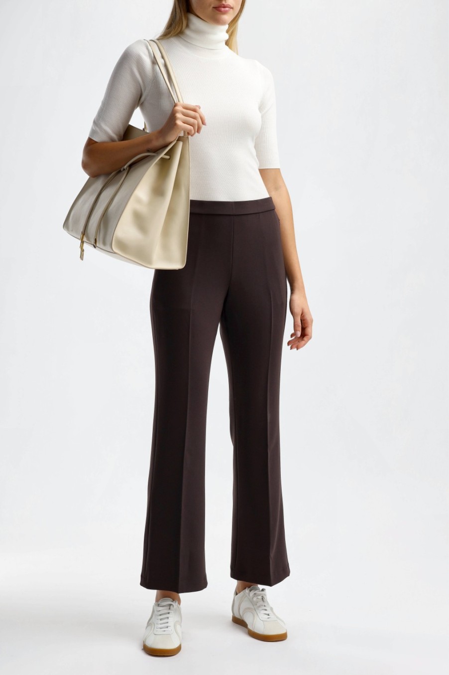 Vetements Theory | Pantalon Demitria Crop In Mink