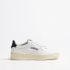 Chaussures Autry | Baskets 01 Low En Blanc/Noir