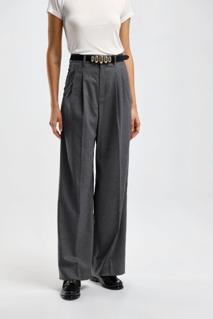 Vetements Rossi | Pantalon En Flanelle Noa En Castlerock