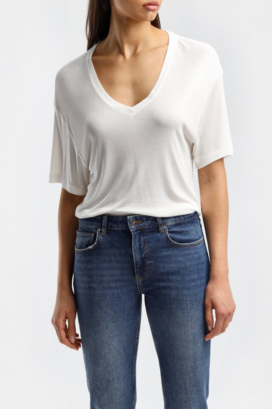 Vetements Anine Bing | T-Shirt Vale En Blanc