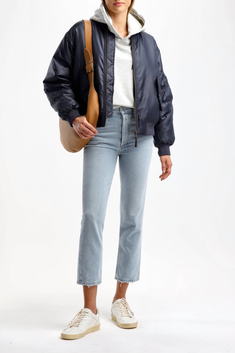 Vetements Anine Bing | Bomber Leon En Midnight Navy