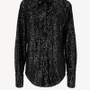 Vetements Tom Ford | Blouse All Over Sequins En Noir