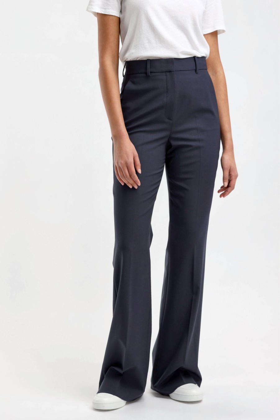 Vetements Theory | Pantalon Demitria En Nocturnal Navy