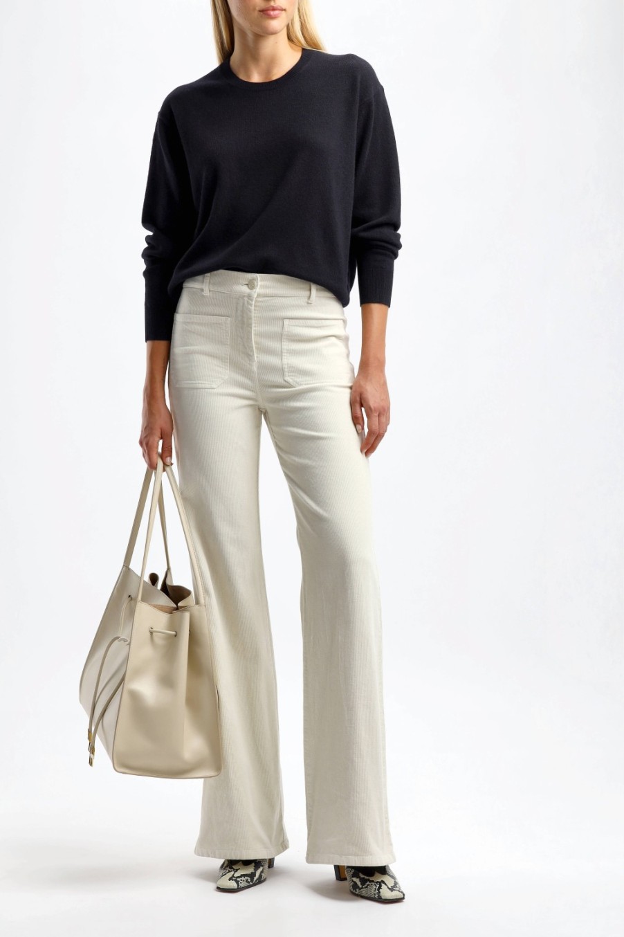 Vetements Nili Lotan | Pull En Cachemire Itzel In Dark Navy