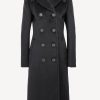 Vetements Sportmax | Manteau Belford En Noir