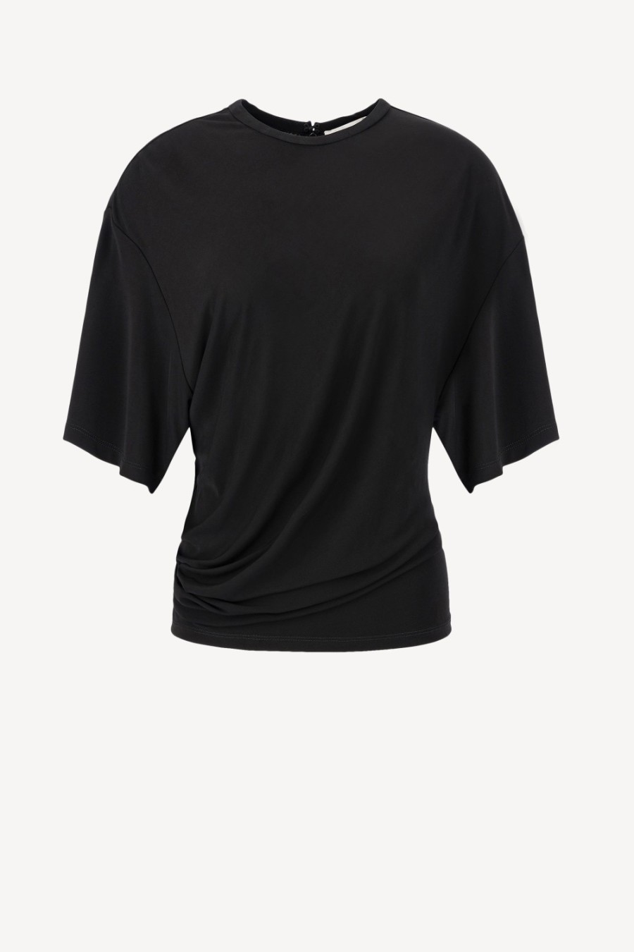 Vetements Christopher Esber | T-Shirt Side Cowl En Noir